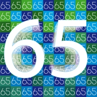 Mozaiek 65 blauw/groen