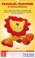 Gezinsplanner staand gele leeuw