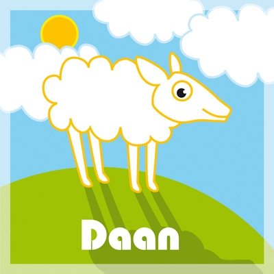 Schaap blauw