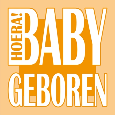 Baby geboren oranje