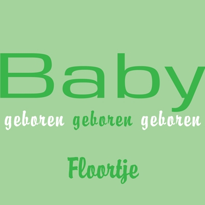 Baby geboren