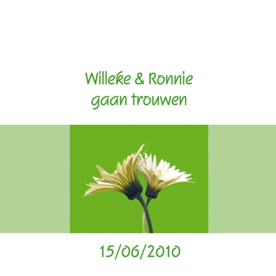 Huwelijk groenbloem