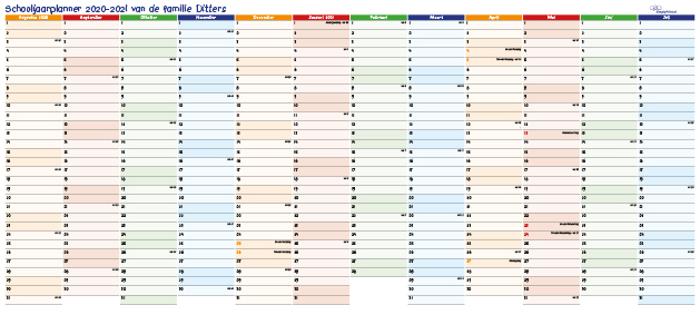 Schooljaarplanners Simplyprint